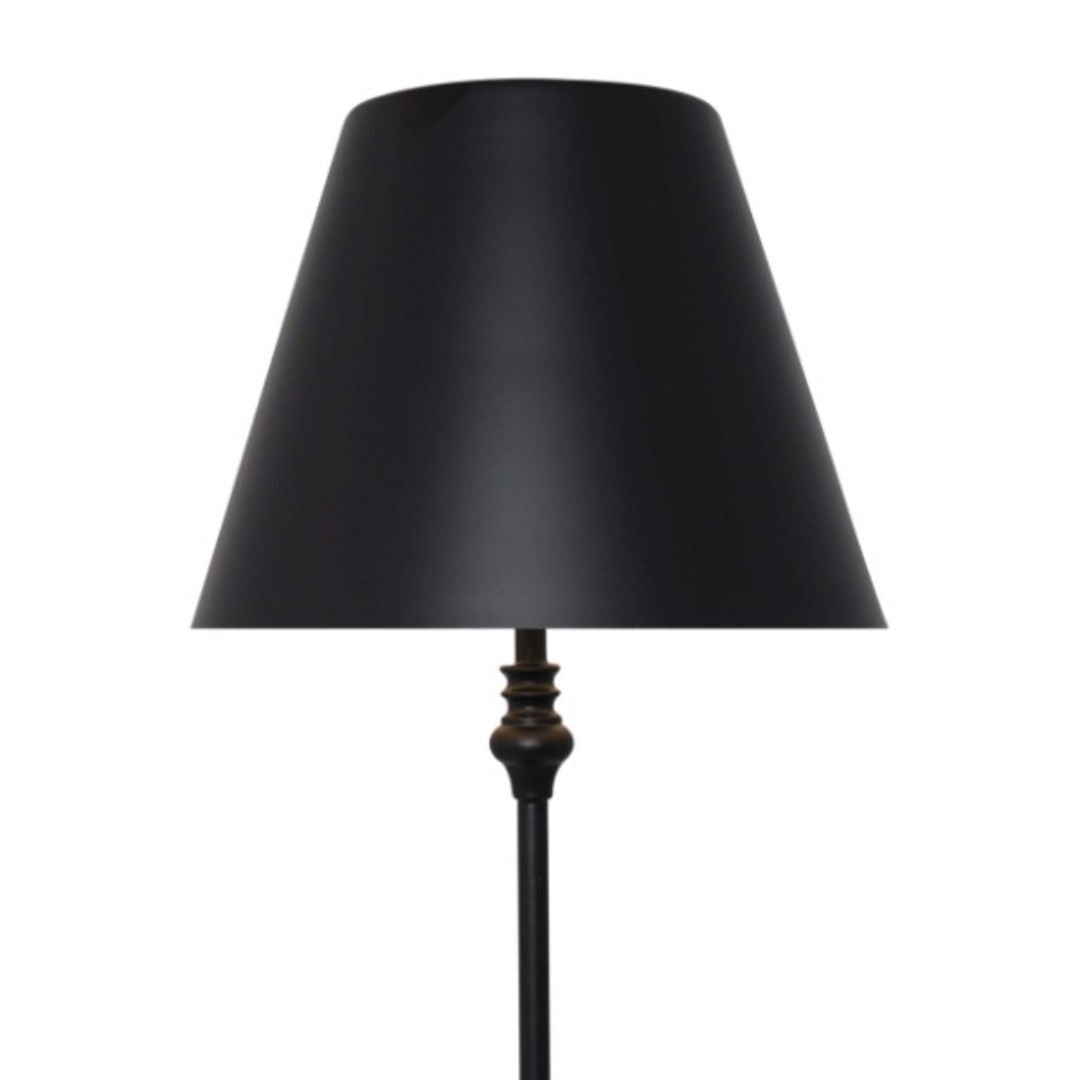 Pagazzi Lustre Black LED Rechargeable Table Lamp