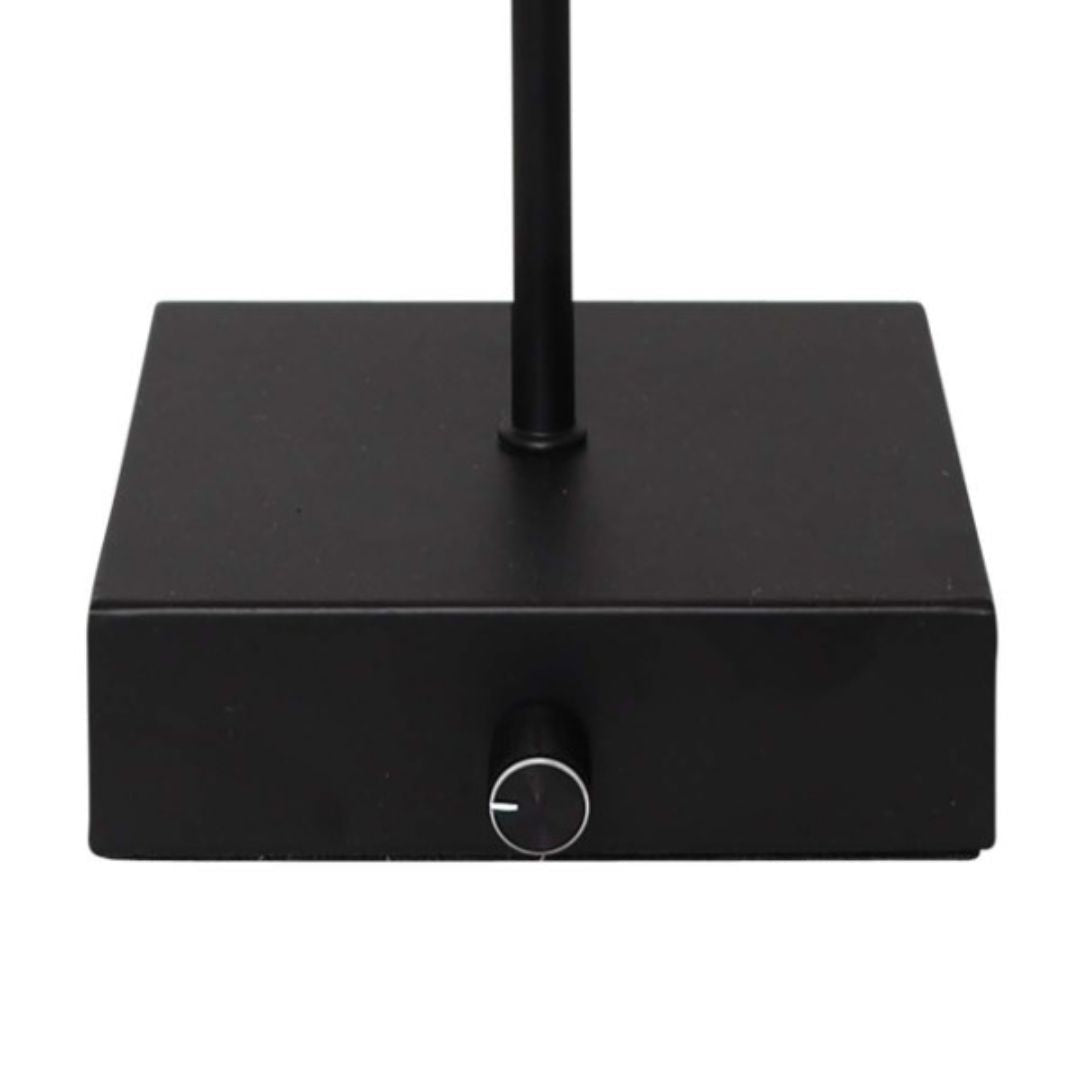 Pagazzi Lustre Black LED Rechargeable Table Lamp