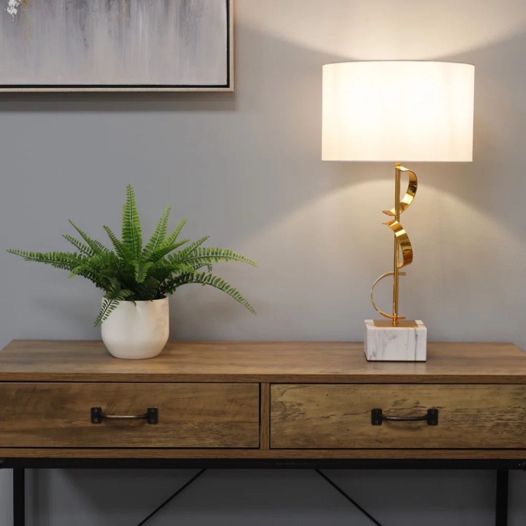 Pagazzi Helios Gold Table Lamp