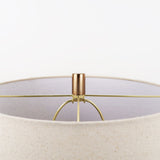 Pagazzi Ona Antique Brass Textured Glass Table Lamp