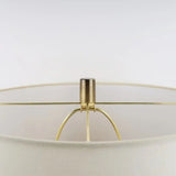 Pagazzi Virginia Antique Brass Textured Glass Table Lamp