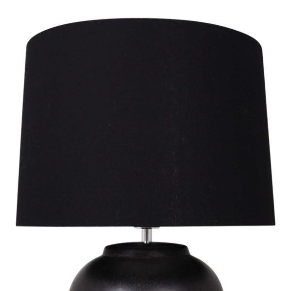 Pagazzi Belen Black Ceramic Table Lamp