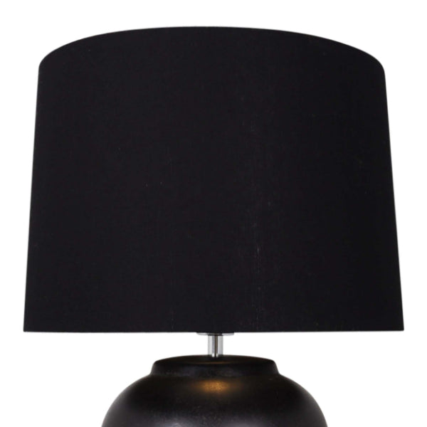 Pagazzi Belen Black Ceramic Table Lamp