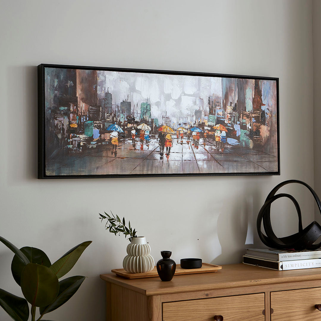 Pagazzi Downtown Hand-Painted Canvas