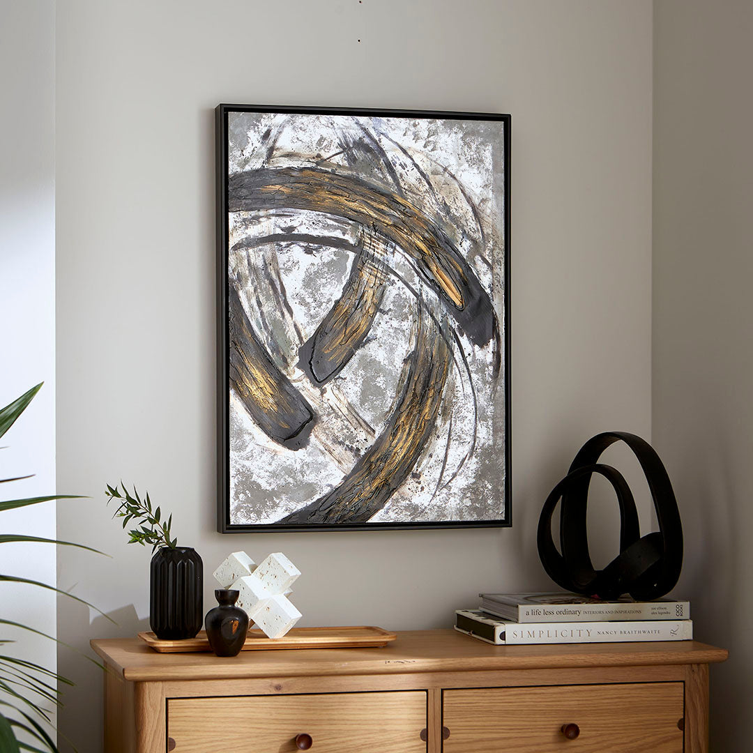 Pagazzi Angularis Hand-Painted Canvas