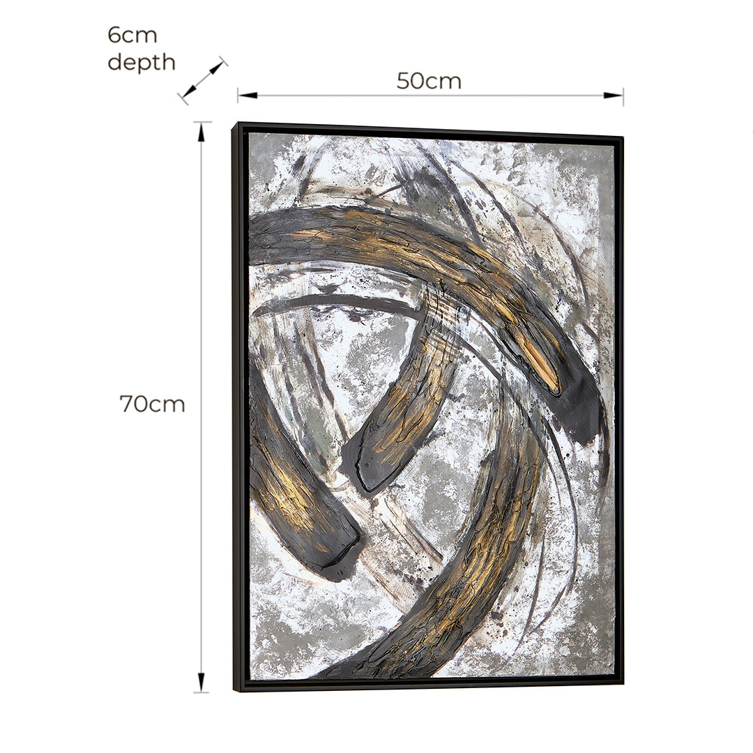 Pagazzi Angularis Hand-Painted Canvas
