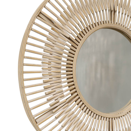 Pagazzi Koppla Round Bamboo Mirror