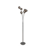Pagazzi Bungo Polished Chrome Floor Lamp