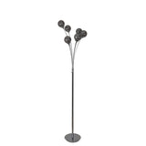 Pagazzi Bungo Polished Chrome Floor Lamp