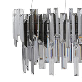 Pagazzi Onega 3 Light Chrome Smoked Glass Pendant Ceiling Light