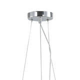 Pagazzi Onega 3 Light Chrome Smoked Glass Pendant Ceiling Light