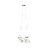 Pagazzi Ausilia Polished Chrome Crystal LED Pendant Ceiling Light