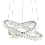 Pagazzi Ausilia Polished Chrome Crystal LED Pendant Ceiling Light