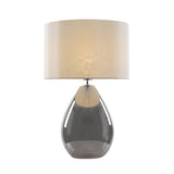 Pagazzi Waltham Smoked Glass Table Lamp