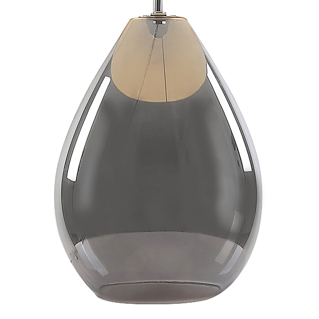 Pagazzi Waltham Smoked Glass Table Lamp