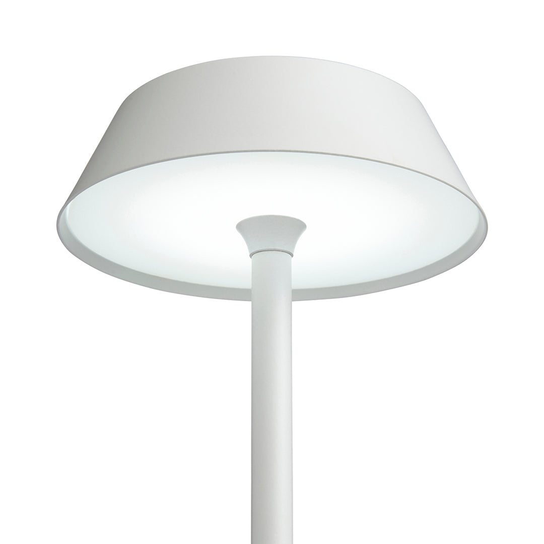 Pagazzi Energize White LED Rechargeable Desk Lamp with Touch Sensor