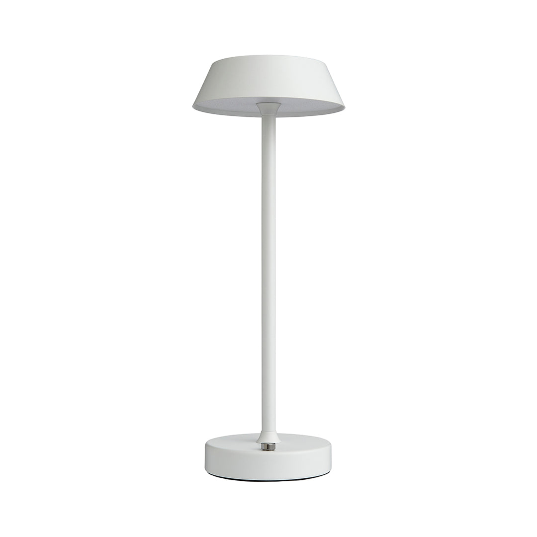 Pagazzi Energize White LED Rechargeable Desk Lamp with Touch Sensor