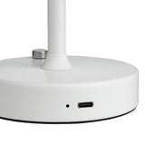 Pagazzi Energize White LED Rechargeable Desk Lamp with Touch Sensor