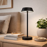 Pagazzi Energize Black LED Rechargeable Desk TableLamp with Touch Sensor