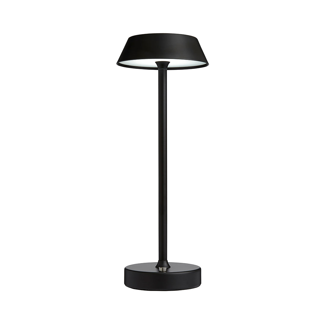 Pagazzi Energize Black LED Rechargeable Desk TableLamp with Touch Sensor