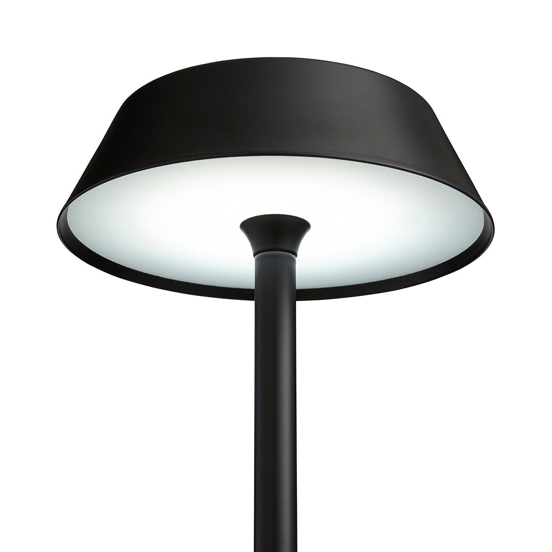 Pagazzi Energize Black LED Rechargeable Desk TableLamp with Touch Sensor
