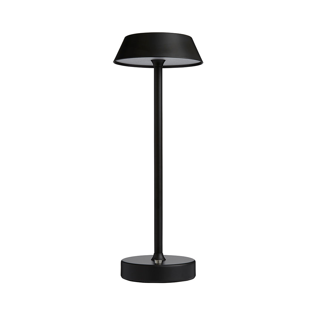Pagazzi Energize Black LED Rechargeable Desk TableLamp with Touch Sensor