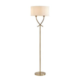Pagazzi Justina Antique Brass Floor Lamp