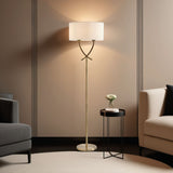 Pagazzi Justina Antique Brass Floor Lamp
