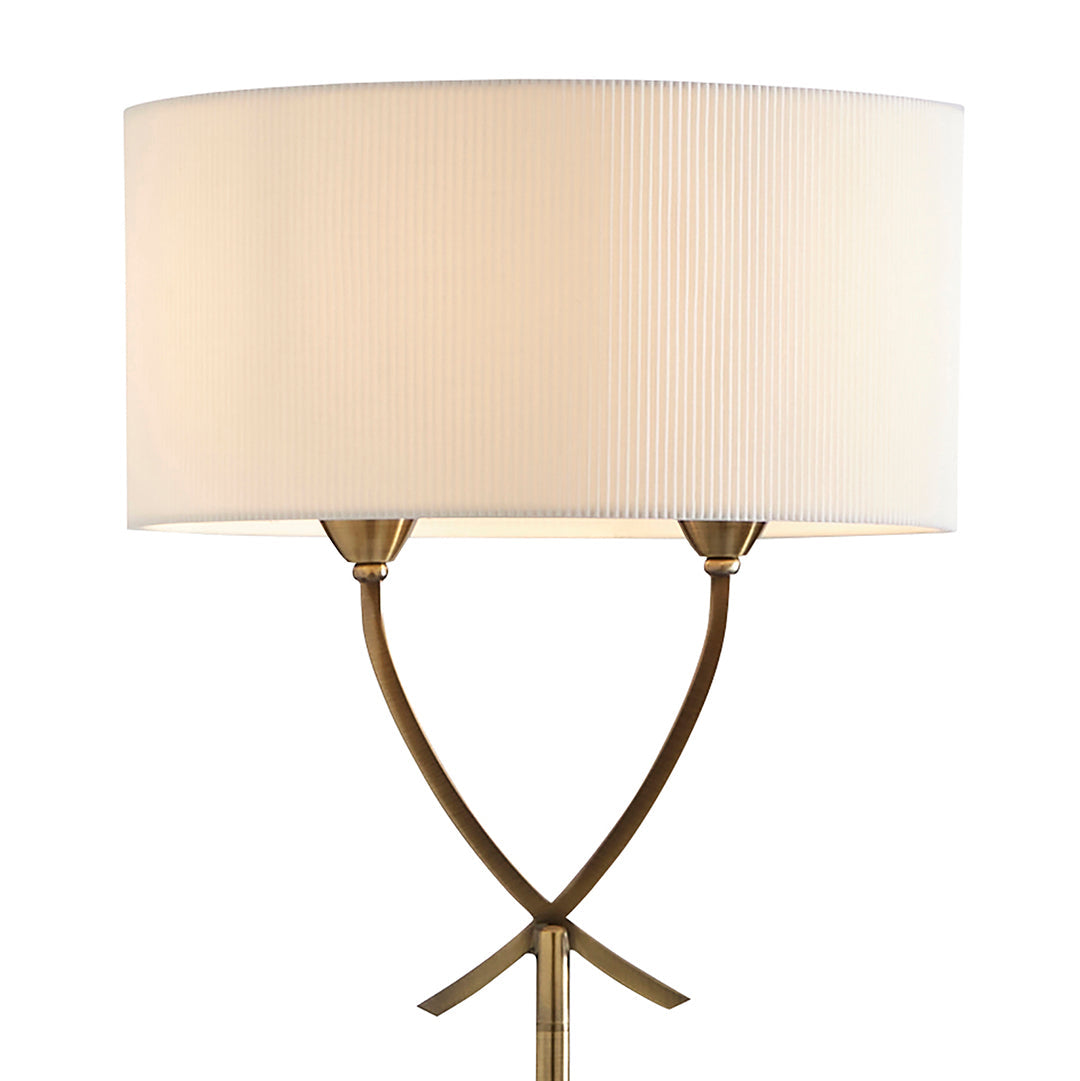 Pagazzi Justina Antique Brass Floor Lamp