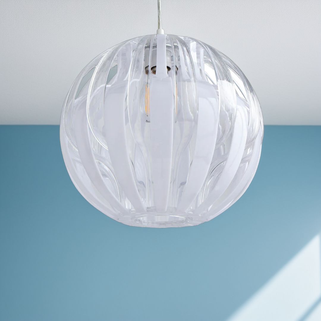 Pagazzi Bimber White Easy Fit Pendant Shade