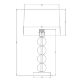 Pagazzi Kayleigh Wooden Table Lamp