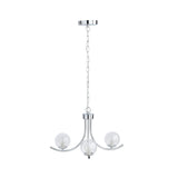 Pagazzi Jimena 3 Light Polished Chrome Pendant Ceiling Light