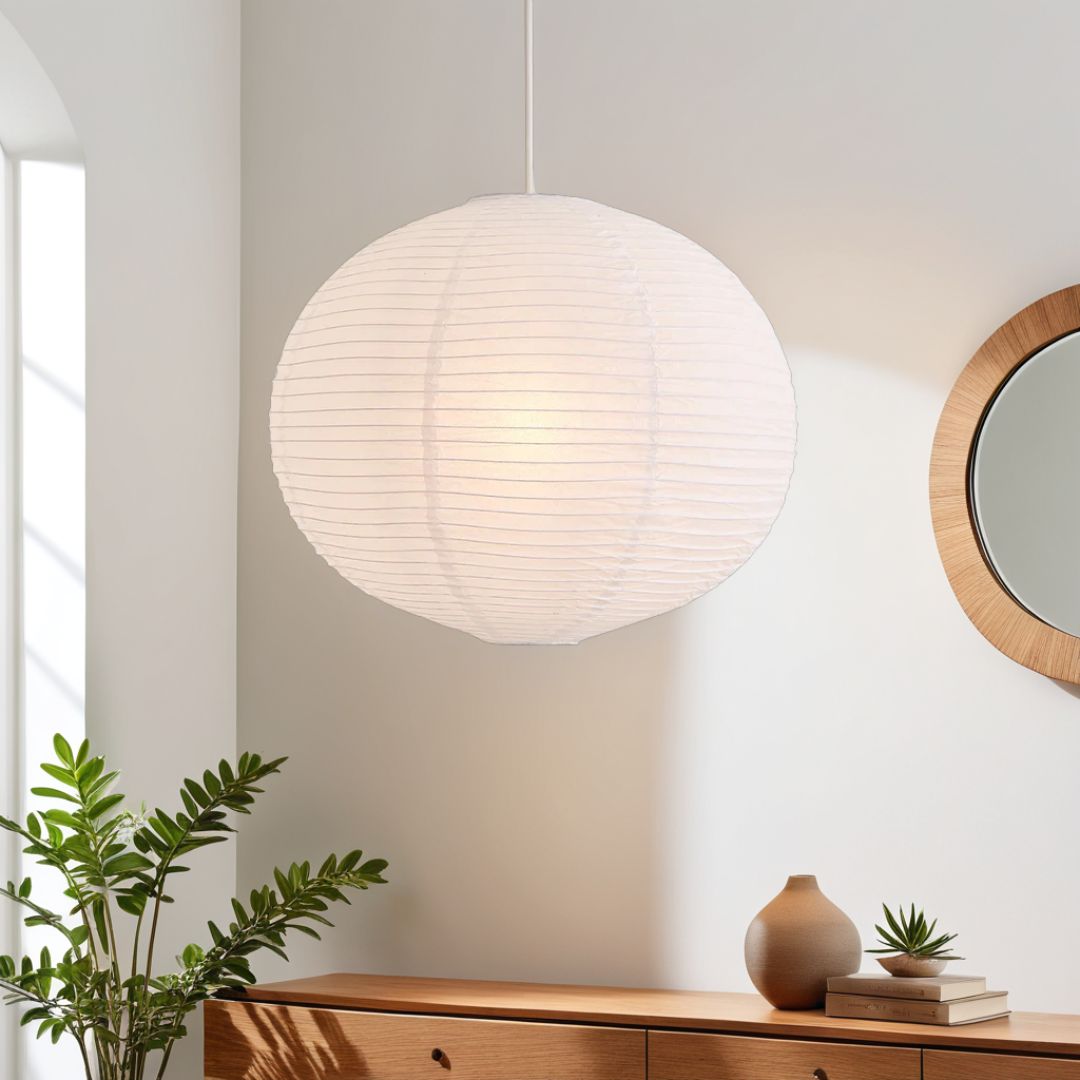 Pagazzi Rufus Paper Ball White Shade - 50cm