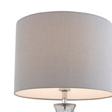 Pagazzi Rigl Twist Grey Glass Table Lamp