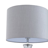 Pagazzi Rigl Twist Grey Glass Table Lamp