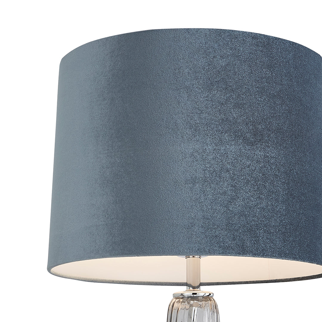 Pagazzi Alura Tapered Blue Ombre Glass Table Lamp