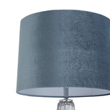 Pagazzi Alura Tapered Blue Ombre Glass Table Lamp