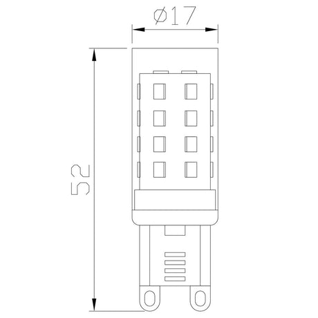 Pagazzi G9 LED 3W Cool White Bulb