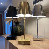 Pagazzi Lustre Antique Brass Rechargeable Table Lamp
