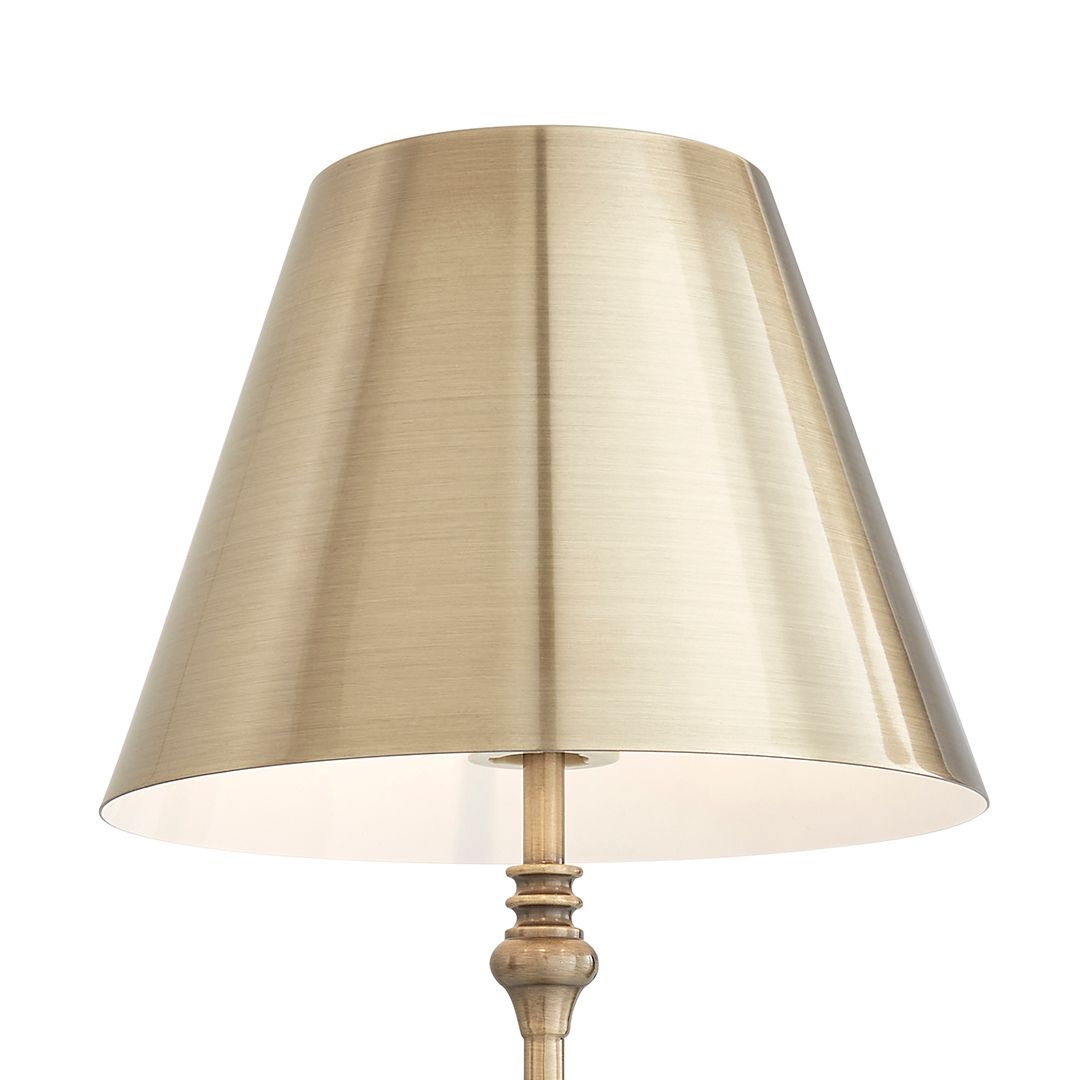 Pagazzi Lustre Antique Brass Rechargeable Table Lamp