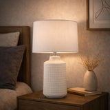 Pagazzi Ebbie White Ceramic Table Lamp