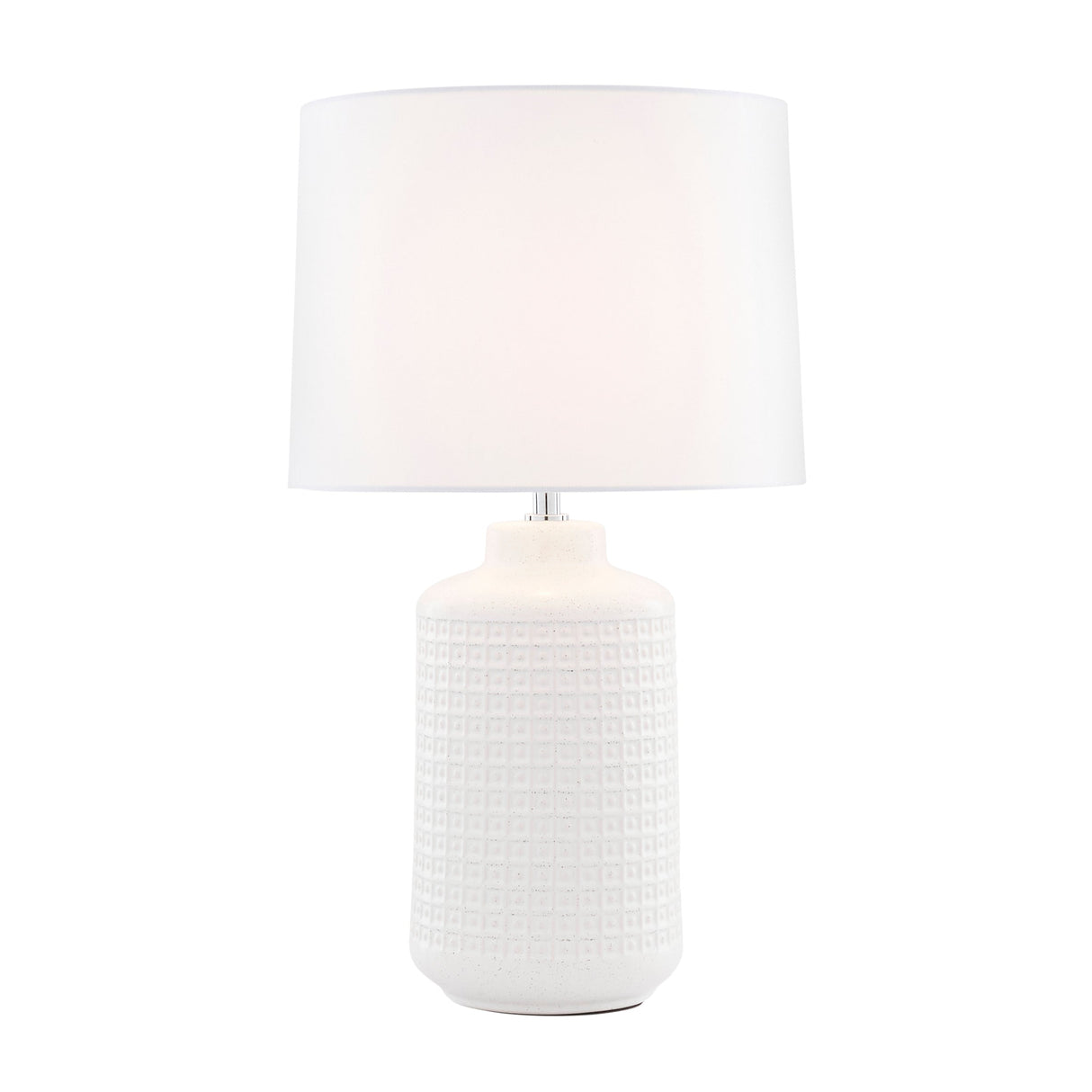 Pagazzi Ebbie White Ceramic Table Lamp