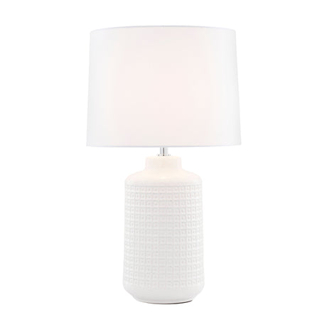 Pagazzi Ebbie White Ceramic Table Lamp