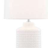 Pagazzi Ebbie White Ceramic Table Lamp
