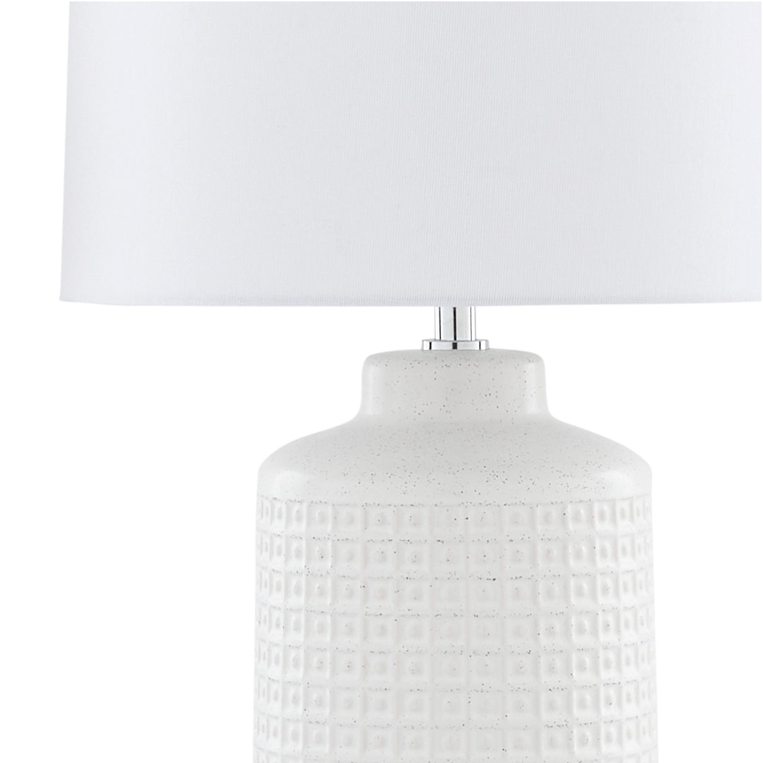 Pagazzi Ebbie White Ceramic Table Lamp