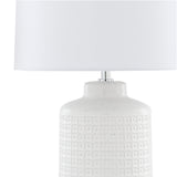 Pagazzi Ebbie White Ceramic Table Lamp