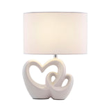 Pagazzi Link White Ceramic Table Lamp