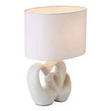Pagazzi Link White Ceramic Table Lamp