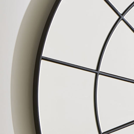 Pagazzi Pama Large Round Black Mirror