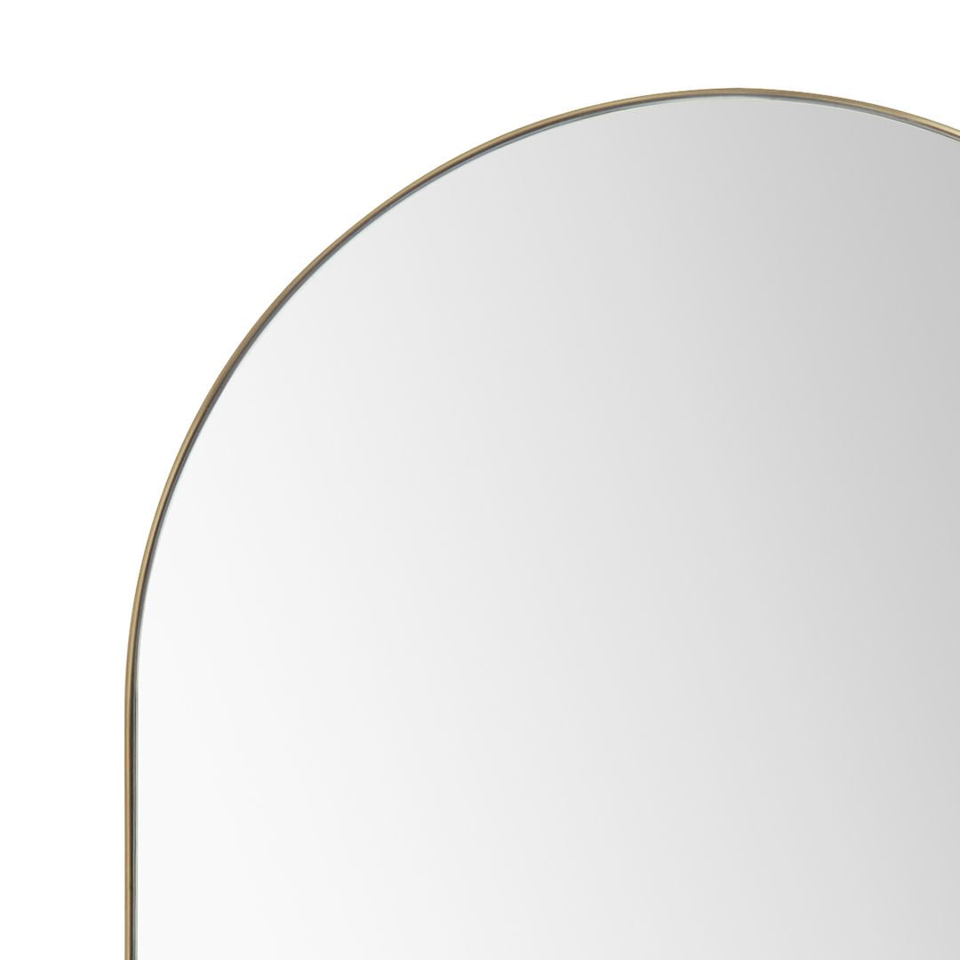 Pagazzi Stoob Champagne Oval Mirror